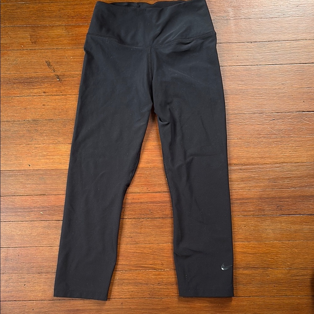 Nike Black Leggings Athletic Stretch Fit